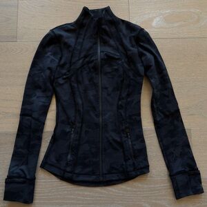 Lululemon Define Jacket Heritage 365 Camo Deep Coal Multi Women’s Size 2